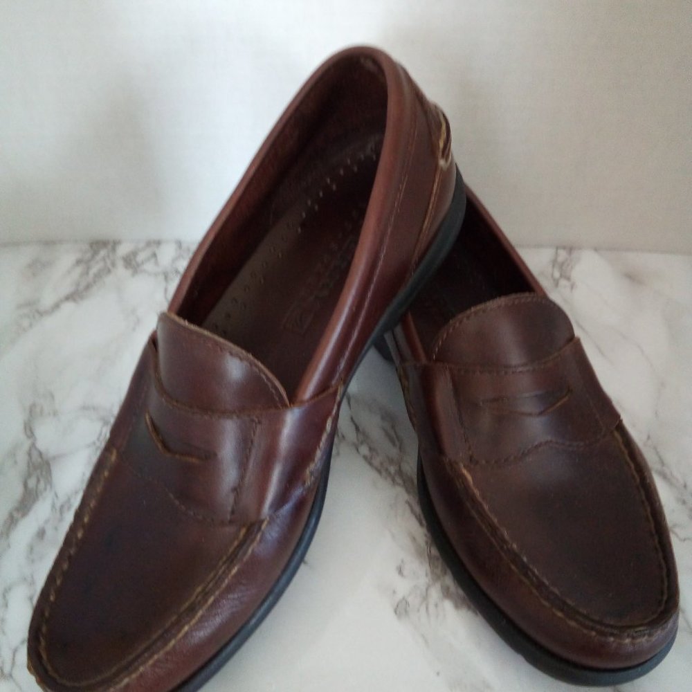 Mens Sperry Top Sider Leather Penny Loafer 7